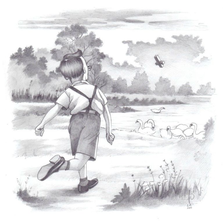 Rebels with a Cause Graphite on paper, 10 x 10 in, 2011