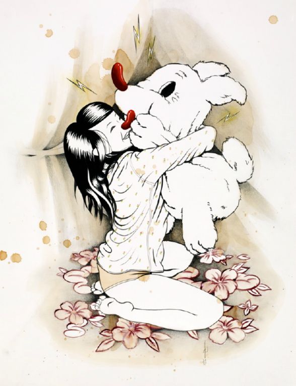 Addicted to Love SeriesMixed media on paper, 50 x 65 cm, 2010