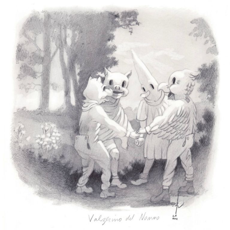Valzerino del NonnoGraphite on paper, 25 x 25 cm, 2011
