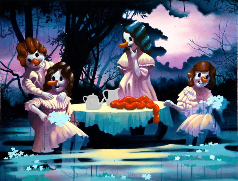 
Lucy's Party, Acrylic on canvas, 121 x 88 cm, 2010
