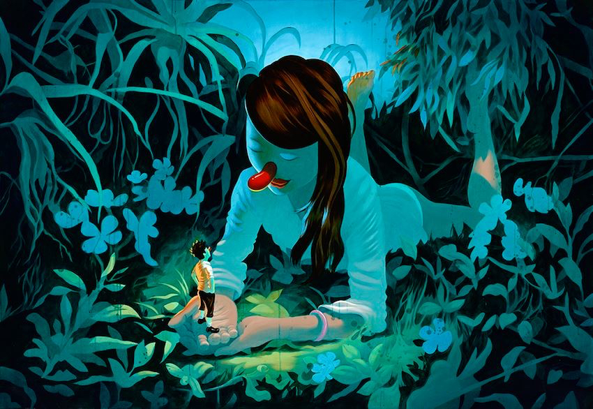 
Strange Fiction, Acrylic on canvas, 180 x 126 cm, 2014
