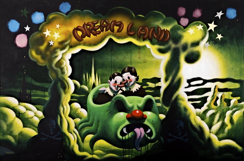 
Dreamland, Acrylic on canvas, 120 x 80 cm, 2009
