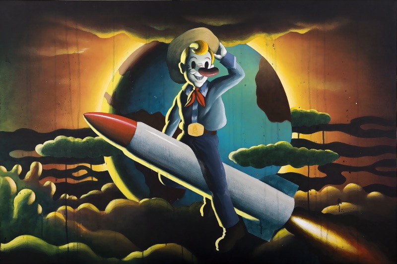 
Hell Yes, Acrylic on canvas, 120 x 80 cm, 2009
