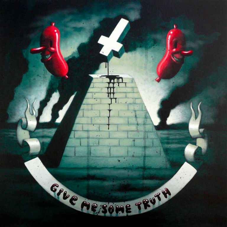 
Give Me Some Truth, Acrylic on canvas, 50 x 50 cm, 2008
