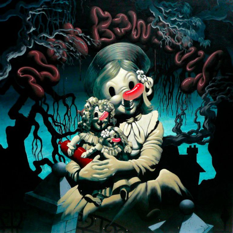 
I've Seen That Face Before, Acrylic on canvas, 100 x 100 cm, 2007-08
