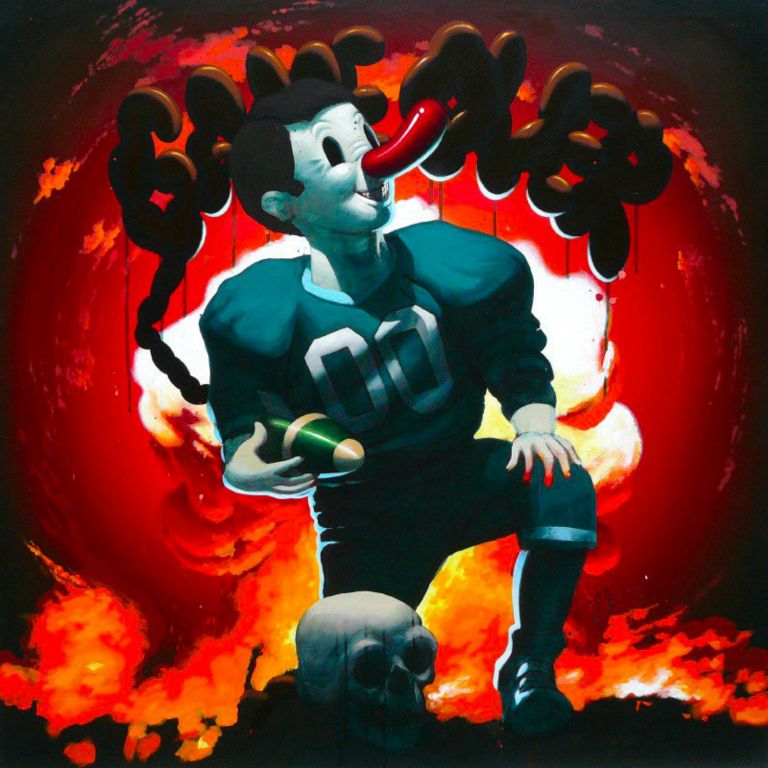 
Game Over, Acrylic on canvas, 100 x 100 cm, 2007

