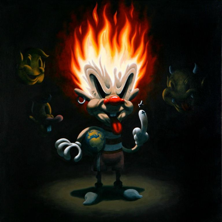 
Son of Sam, Acrylic on canvas, 100 x 100 cm, 2007

