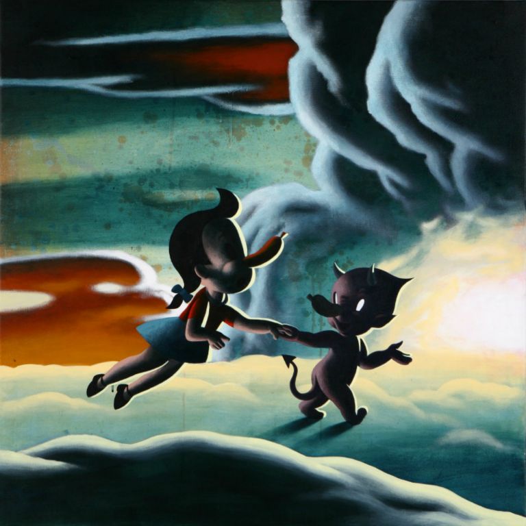 
Are You Still Dying Darling, Acrylic on canvas, 100 x 100 cm, 2007
