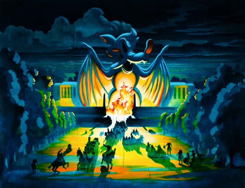 
Riders on the Storm, Acrylic on canvas, 86 x 64 in, 2011
