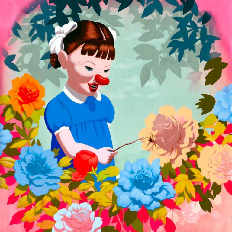 
Violenty Happy, Acrylic on canvas, 70 x 70 cm, 2009
