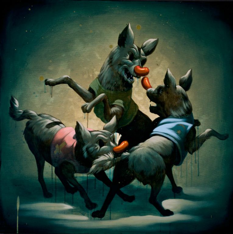 
Do Not Stand So Close To Me, Acrylic on canvas, 36 x 36 in, 2011
