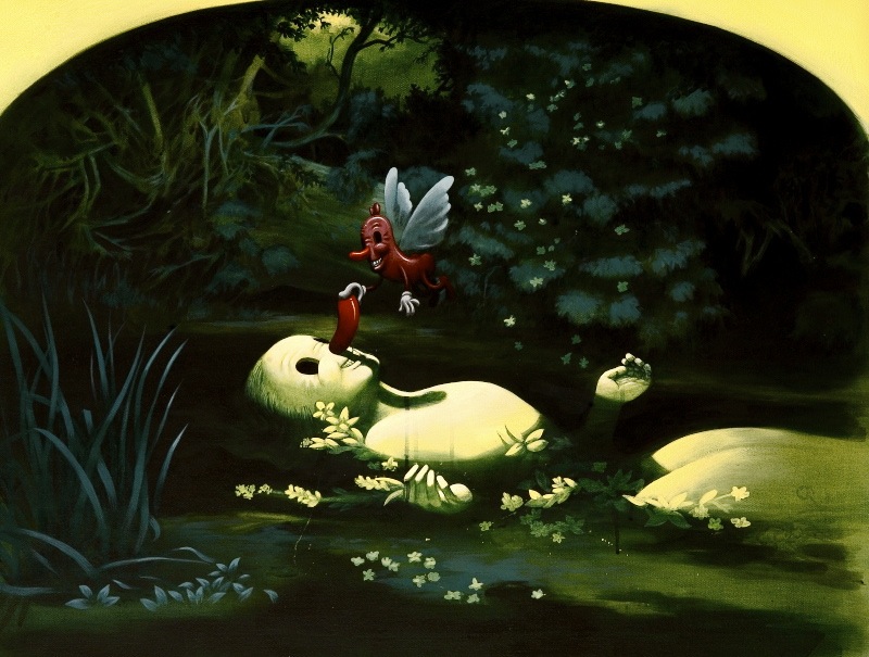 
Moonlight, Acrylic on canvas, 85 x 70 cm, 2009
