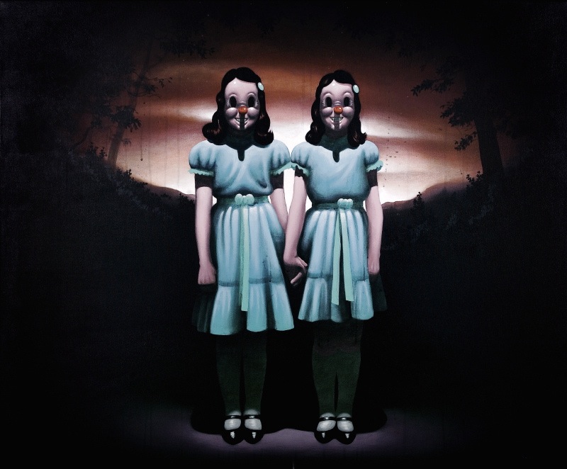 
Come Play With Us, Forever Acrylic on canvas, 120 x 100 cm, 2009
