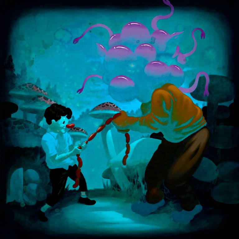 
Try Me, Acrylic on canvas, 36 x 36 in, 2012

