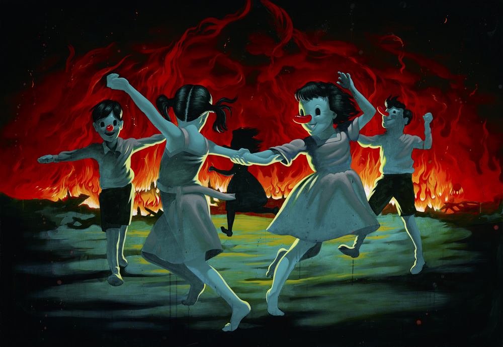 
Pure Pleasure, Acrylic on canvas, 50 x 72 in, 2013-2014
