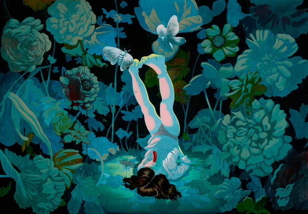 
Sorry for Laughing, Acrylic on canvas, 50 x 72 in, 2013-2014
